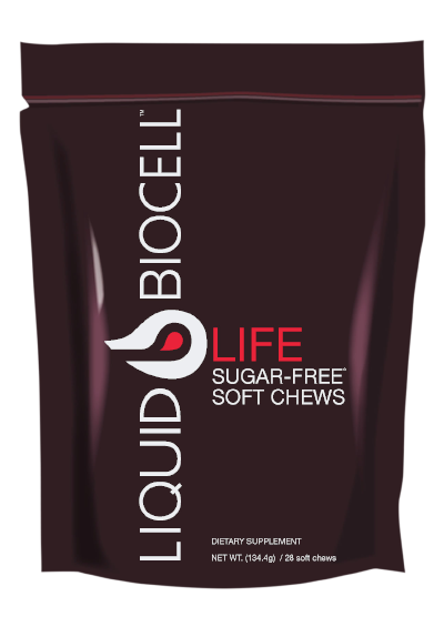 Liquid Biocell® Life Sugar-Free Soft Chews - Жидкий Байосел Лайф - Мягкие Конфеты