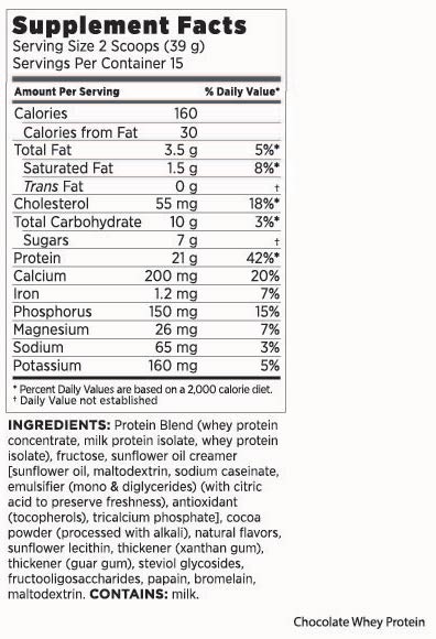 Pure Chocolate Whey Protein - Шоколадный Протеиновый Коктейль